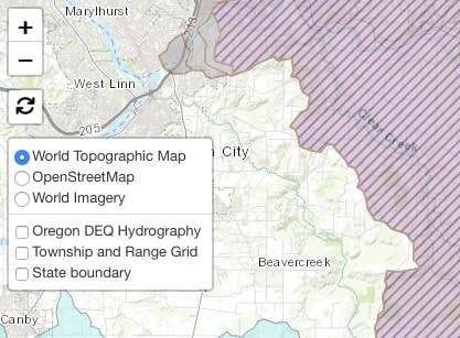 Oregon Drinking Watersheds on the Web